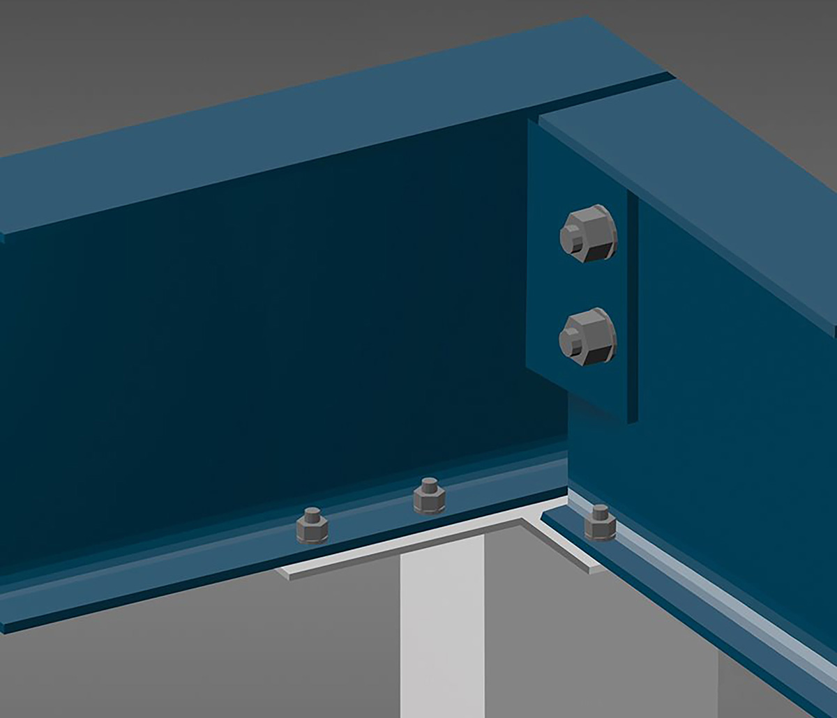 MiTek iBeam Wide Flange Engineered Systems Products - 3D model of iBeam