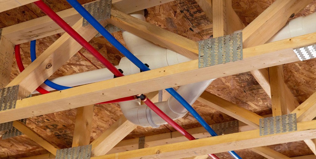 Open Web Floor Truss in the home, accommodating MEP installation with ease