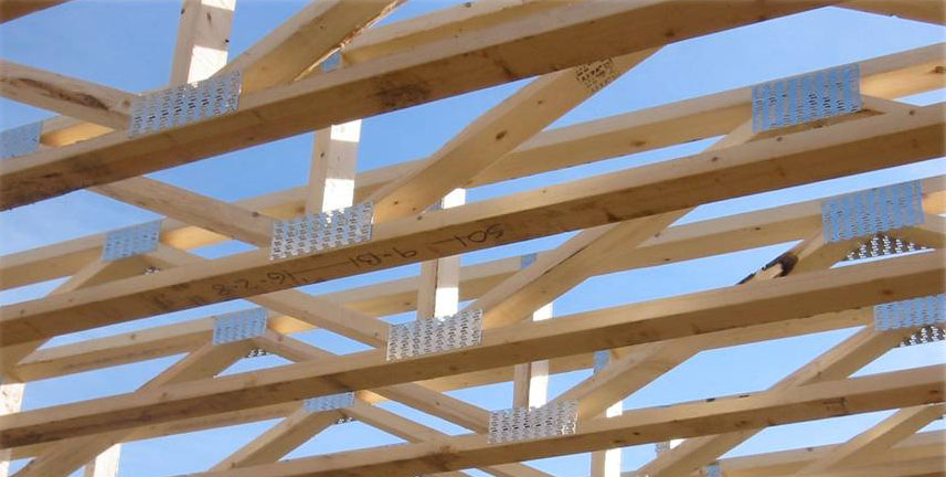 Open Web Floor Trusses bring stability and minimize bounce, shrinking, and warping